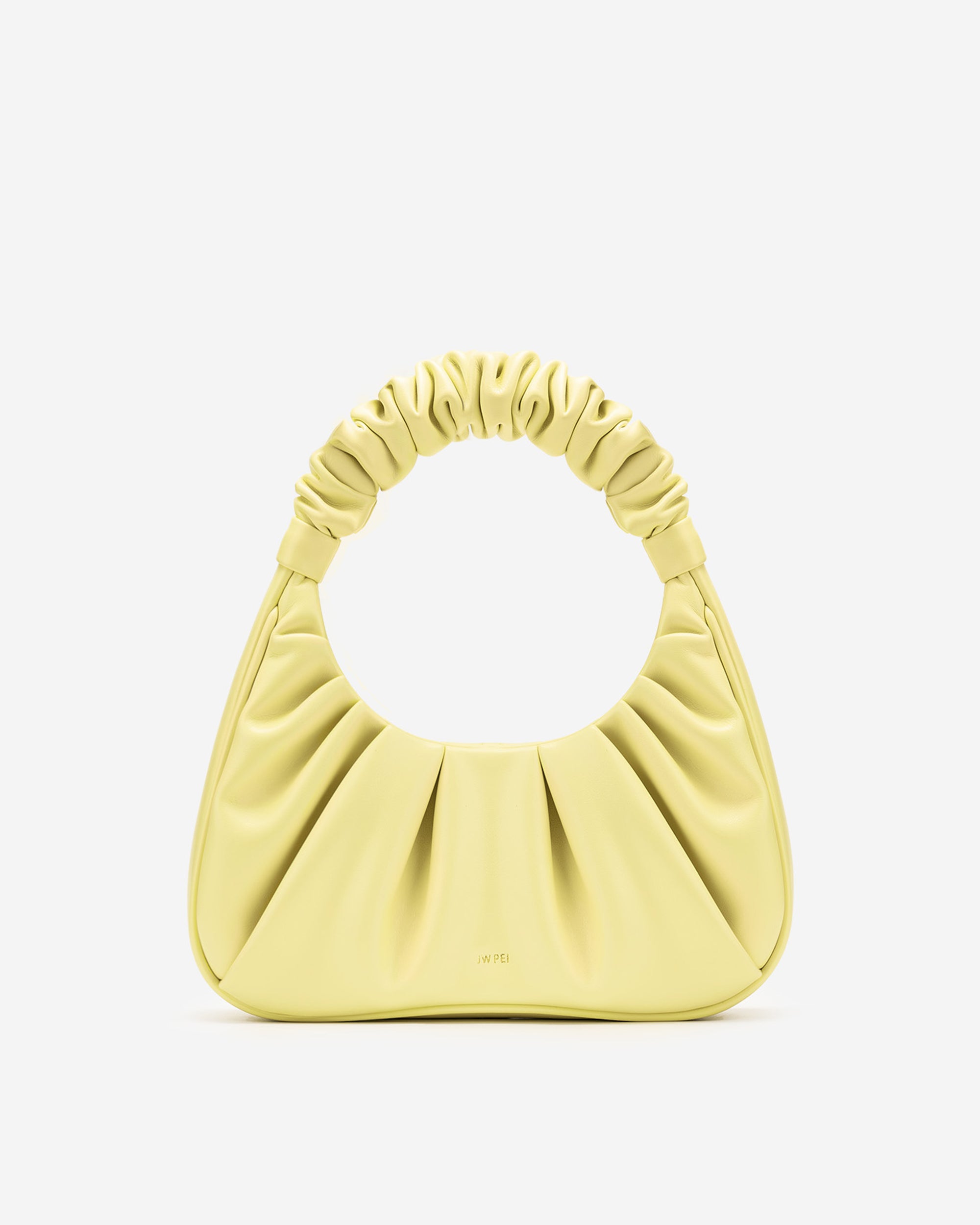 Sac À Main JW PEI Gabbi Ruched Hobo Femme Jaune | 37915NOMY