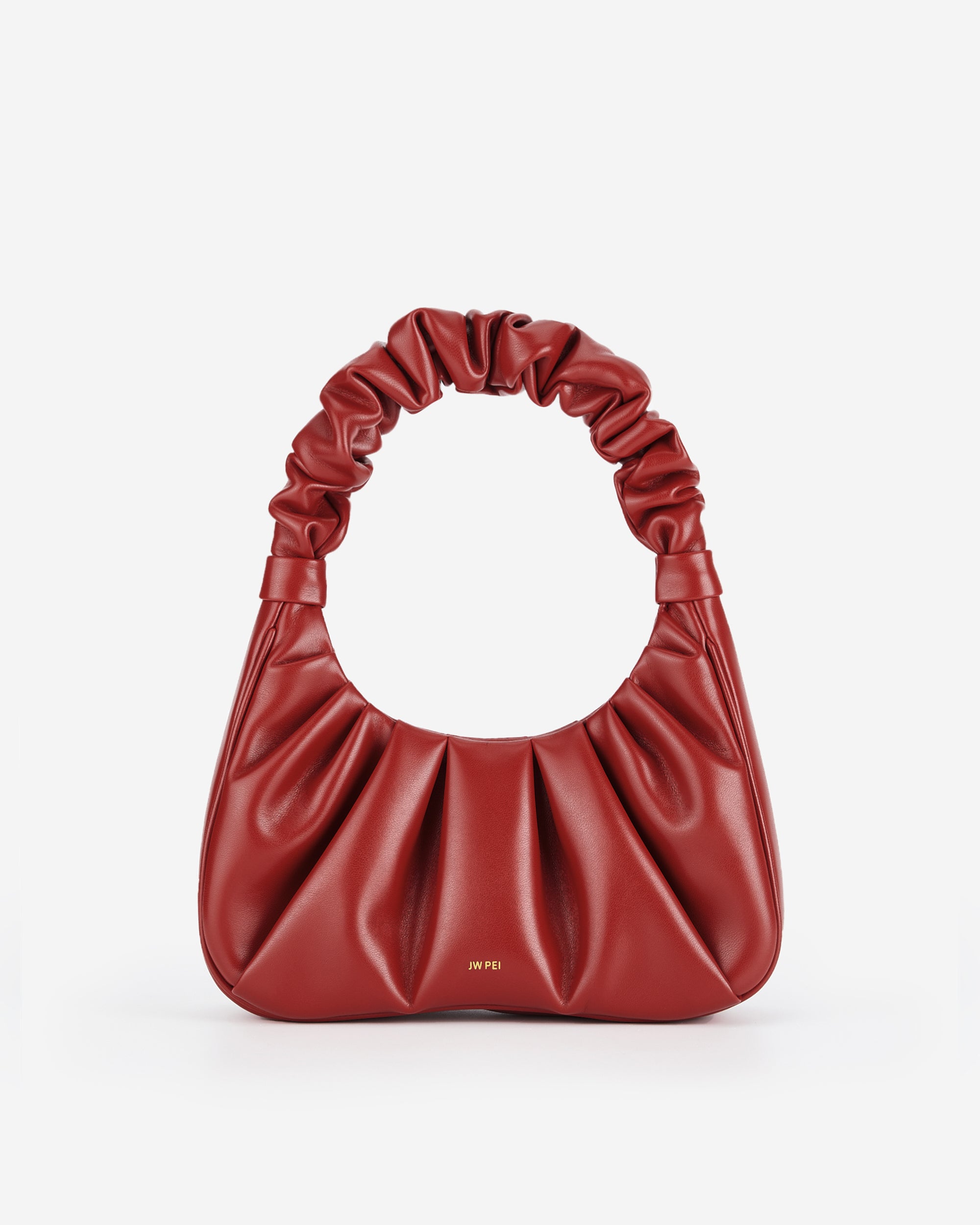 Sac À Main JW PEI Gabbi Ruched Hobo Femme Rouge | 59623ZOKS