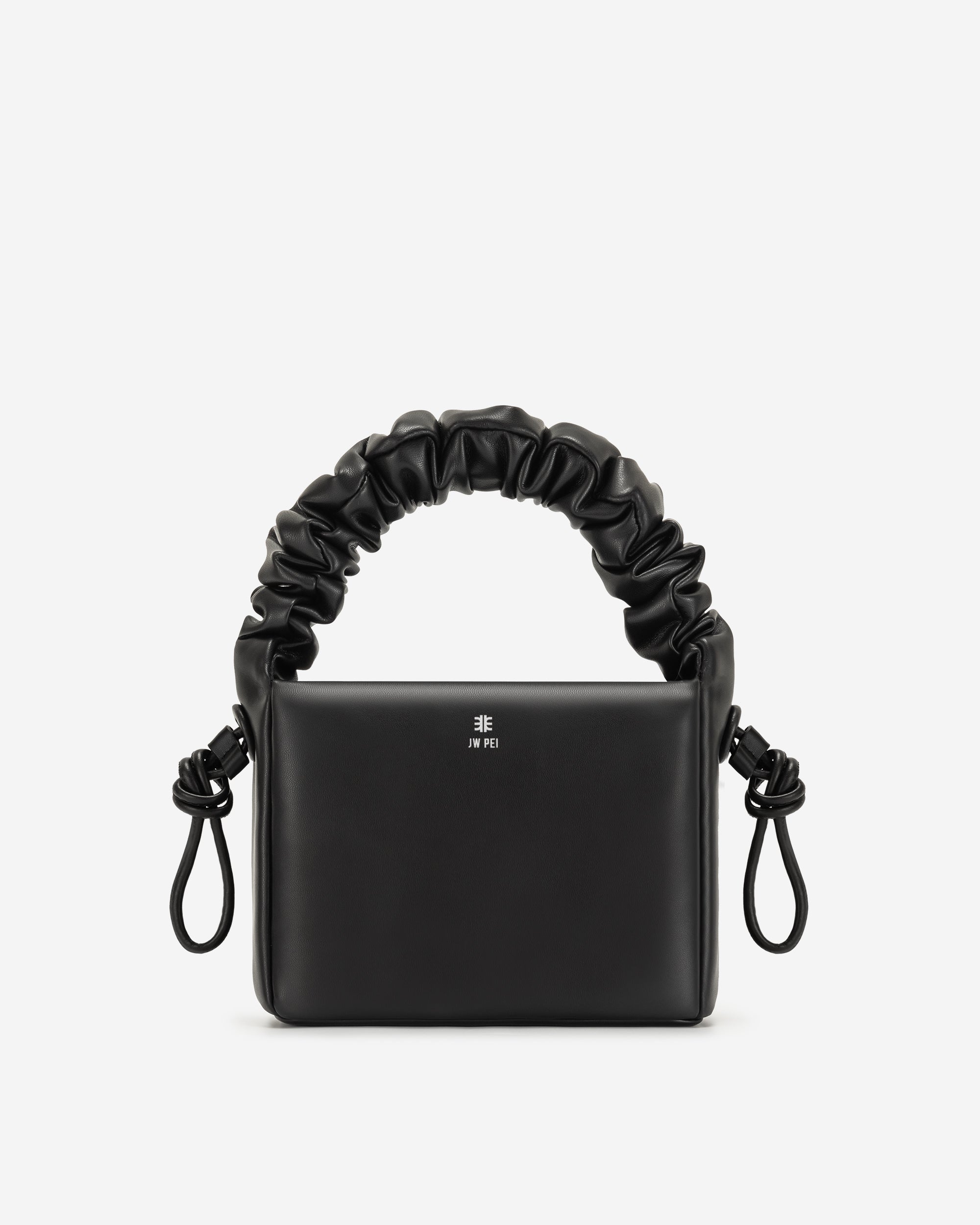 Sac À Main JW PEI Rylee Pleated Drawstring Femme Noir | 70321NKWX