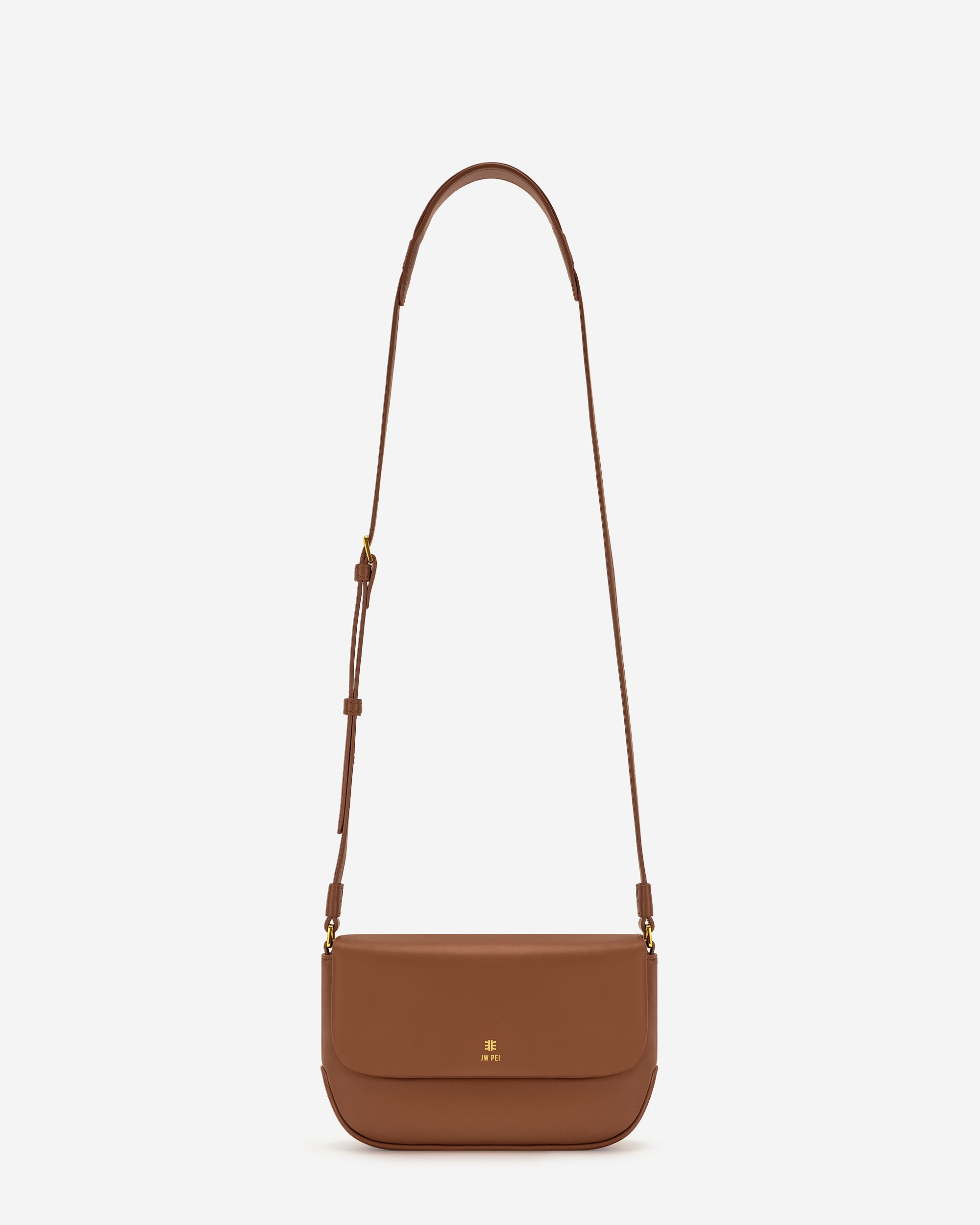 Sacs Crossbody JW PEI Debby Flap Femme Marron | 35127QLXN