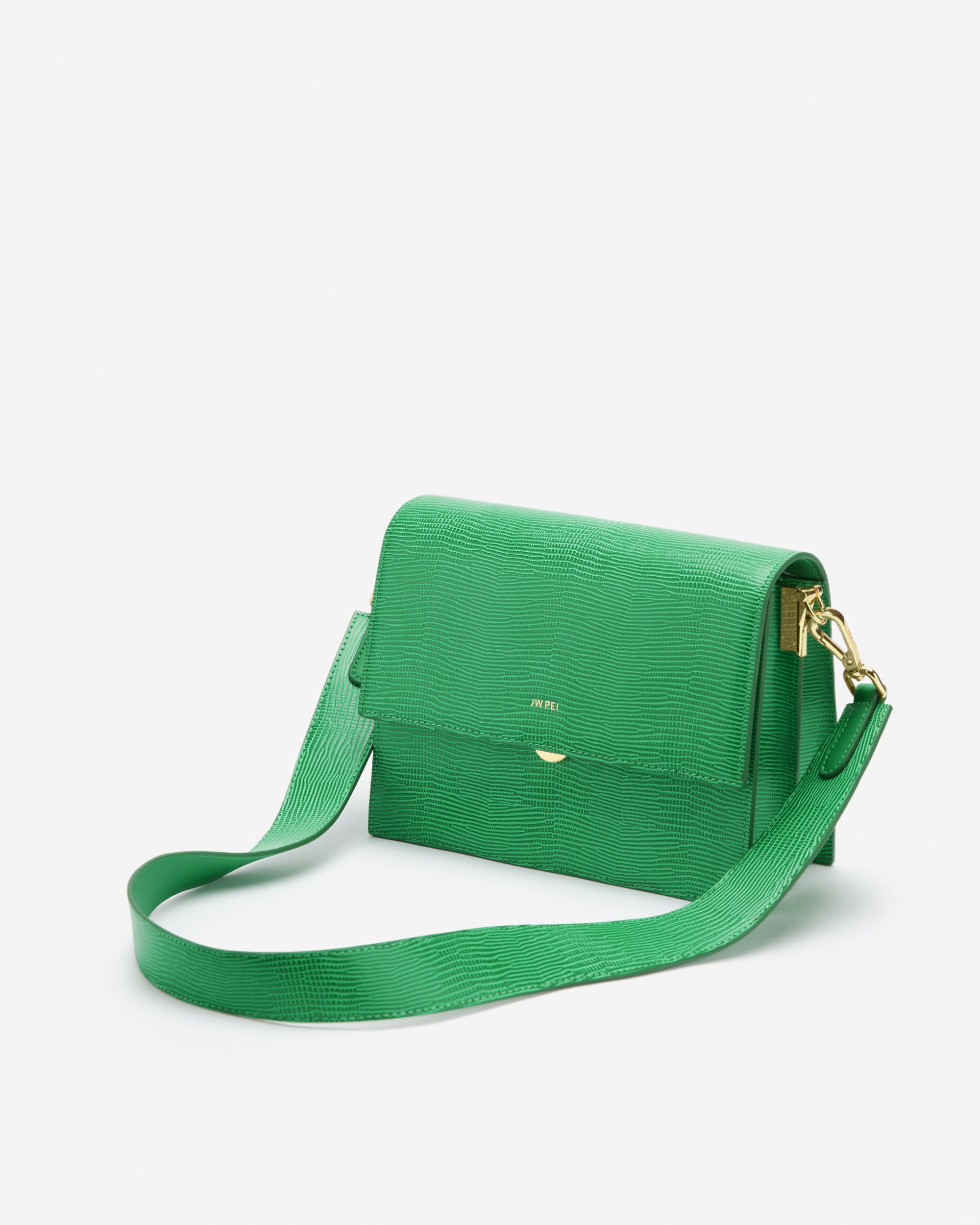 Sacs Crossbody JW PEI Mini Flap Femme Vert | 54683SPEK