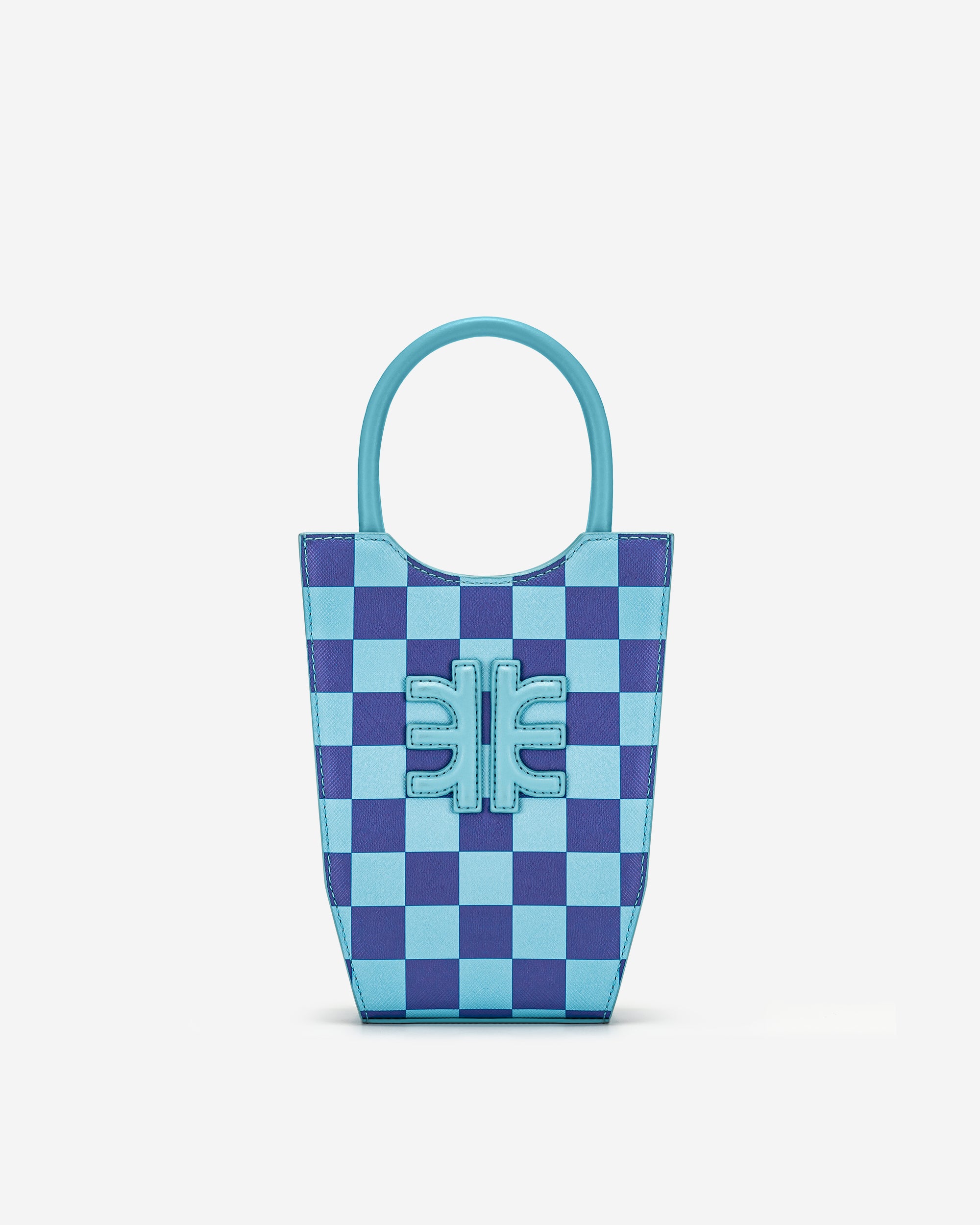 Sacs Fourre Tout JW PEI Fei Checkerboard Femme Bleu | 23785XRPM