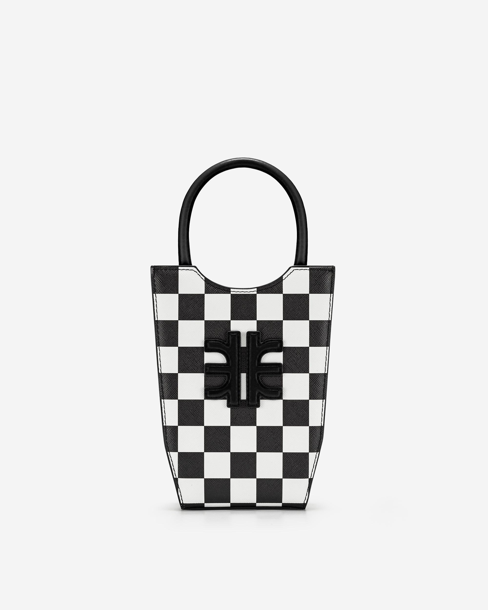 Sacs Fourre Tout JW PEI Fei Checkerboard Femme Noir Blanche | 69302WBDT