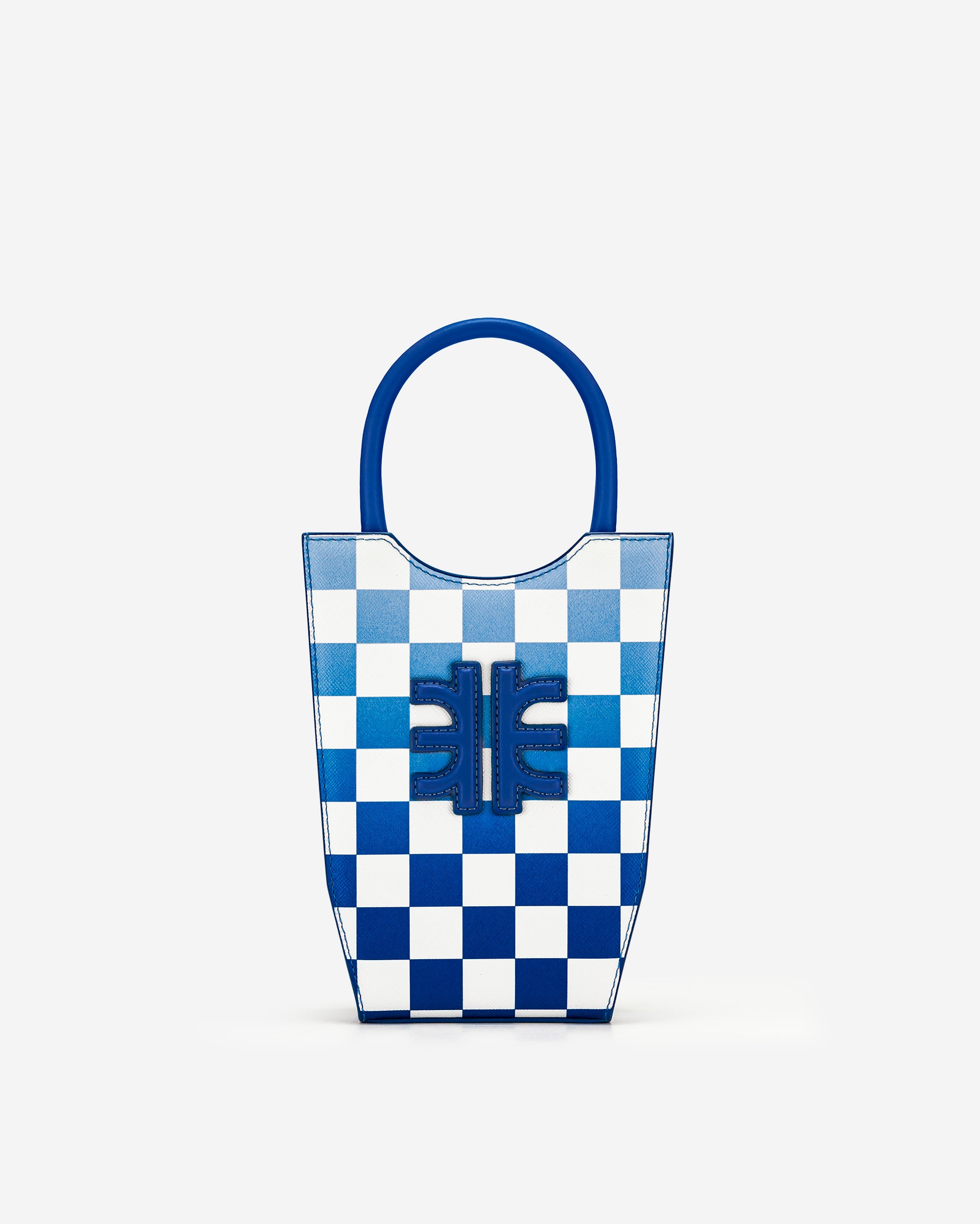 Sacs Fourre Tout JW PEI Fei Gradient Checkerboard Femme Bleu | 34952HREV
