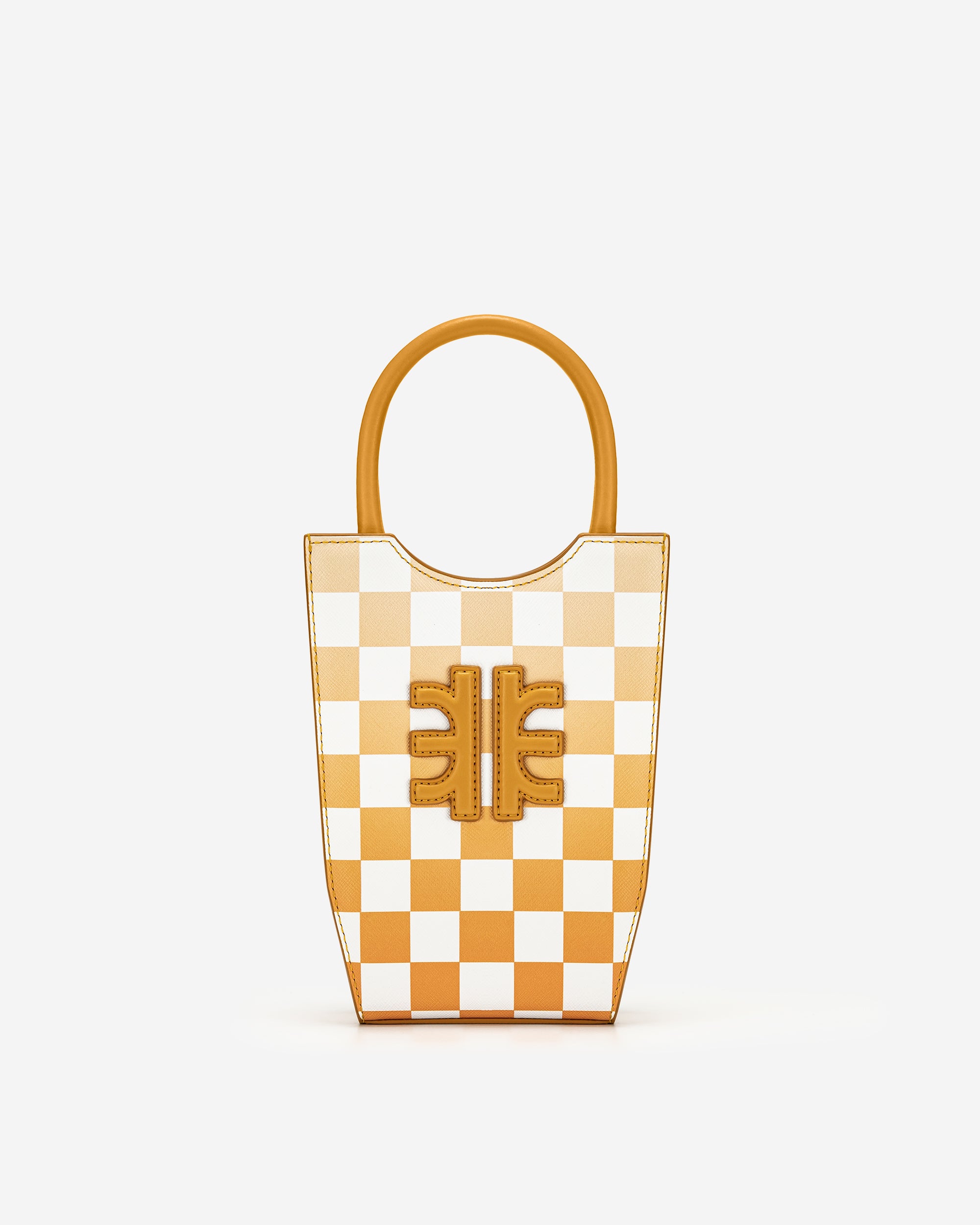 Sacs Fourre Tout JW PEI Fei Gradient Checkerboard Femme Orange | 45682IJCK