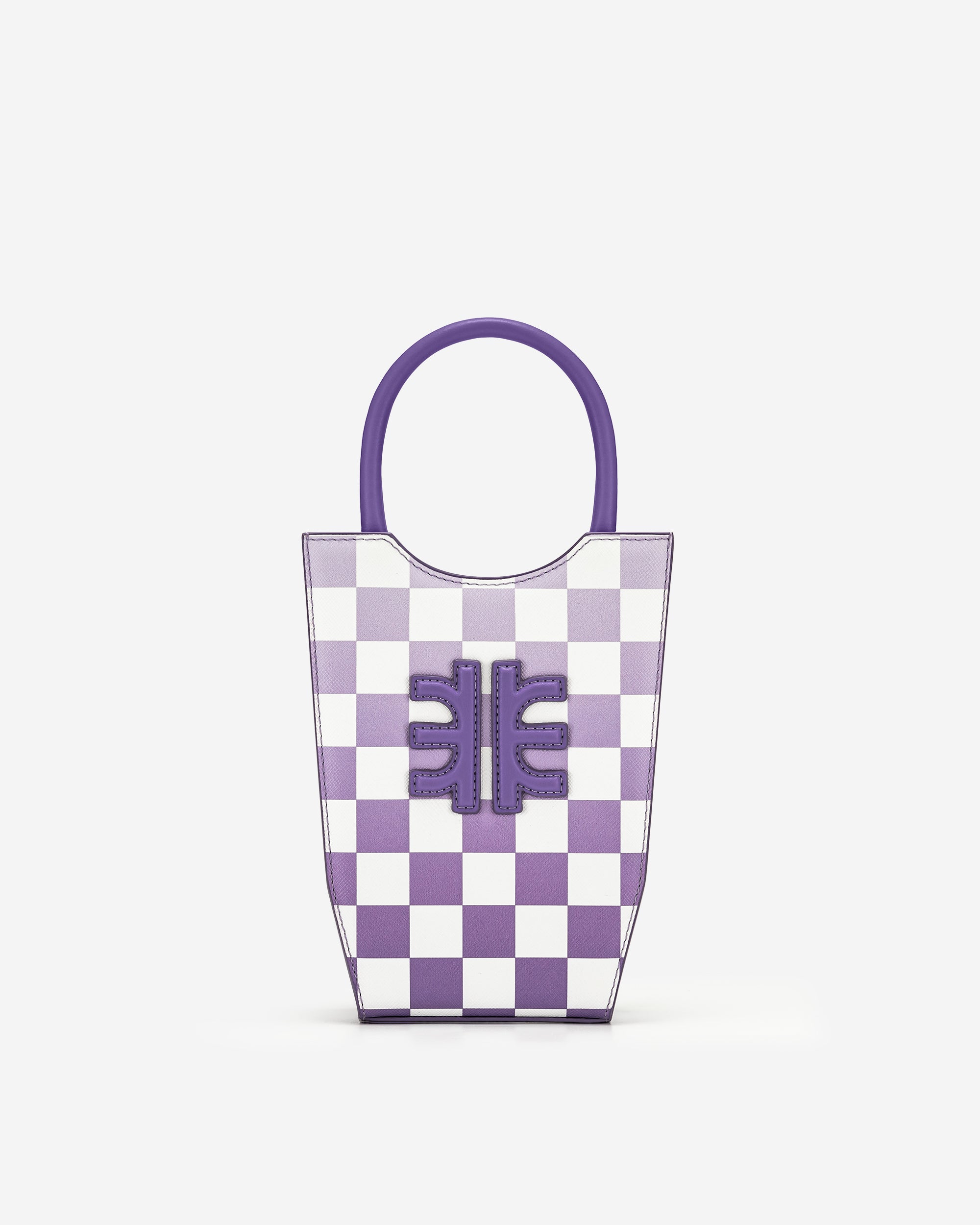 Sacs Fourre Tout JW PEI Fei Gradient Checkerboard Femme Violette | 78695AFDN