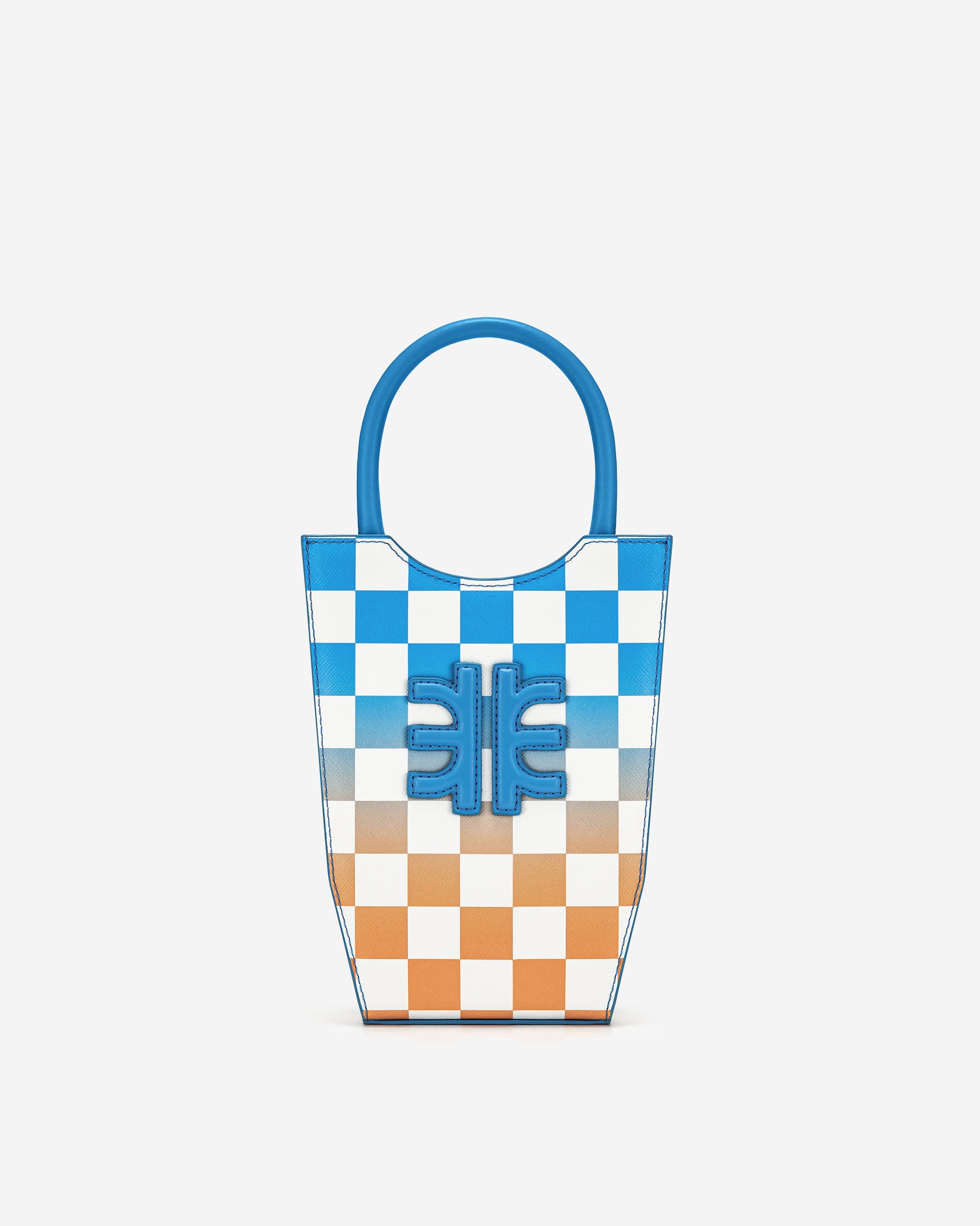 Sacs Fourre Tout JW PEI Fei Gradient Checkerboard Femme Bleu | 79342SDVU