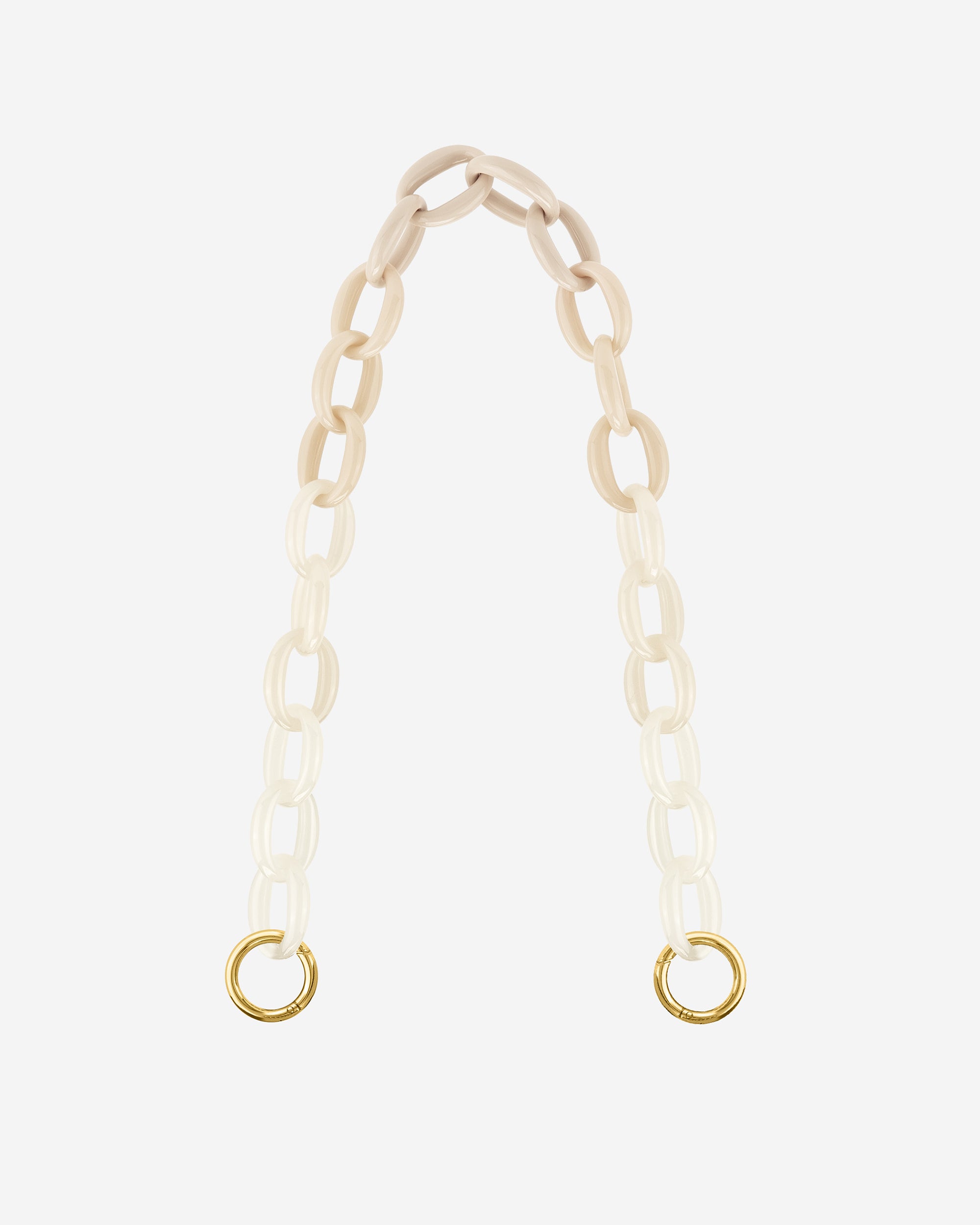 Sangle De Chaîne JW PEI Mya Gradient Acrylic Femme Blanche | 85690QFZD